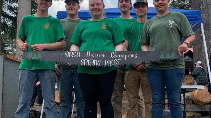 Alfred State students compete at Woodsman Championships