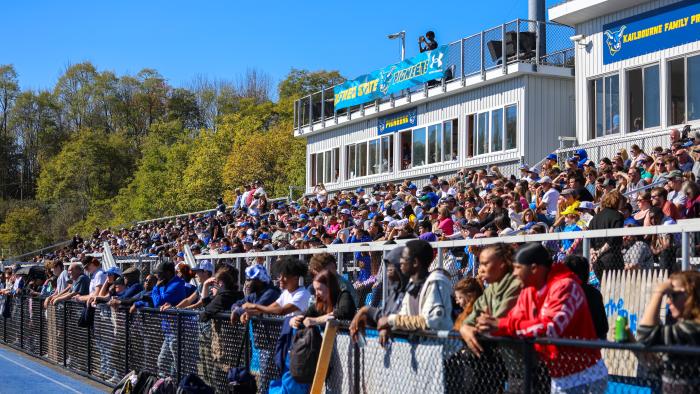 Large crowd at Homecoming football game