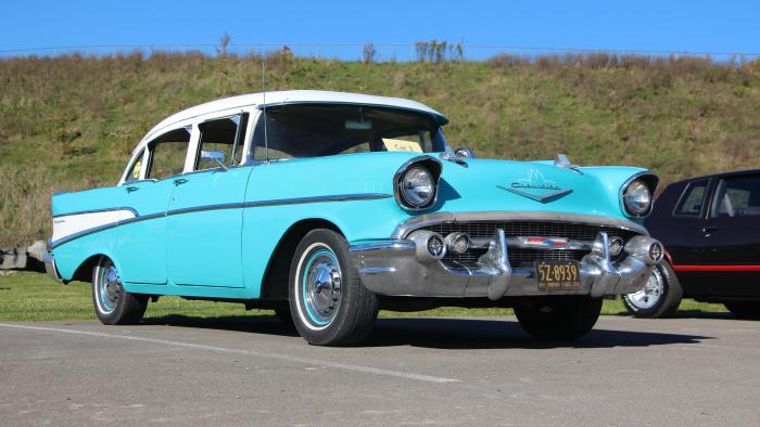 One of the entries for the annual Homecoming Auto Show