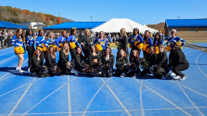 Members of Alfred State Cheer and Dance Teams