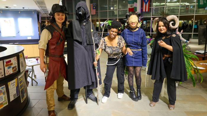 Students dress up for Halloweend costume contest