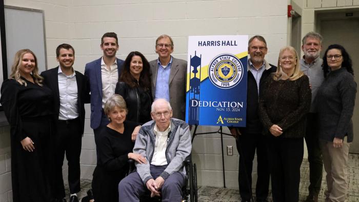 Timothy Harris, President Mauro and the Harris Family
