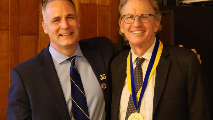 Tim Harris awarded President's Medallion