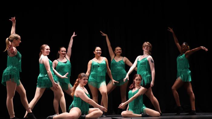 Members of the Alfred State Dance Team