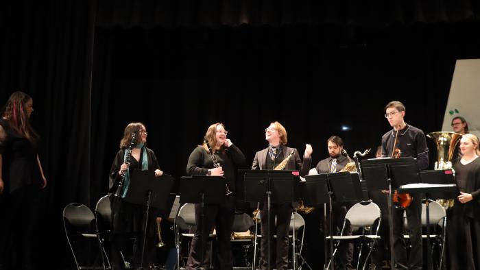 Members of Alfred State Instrumental Ensemble