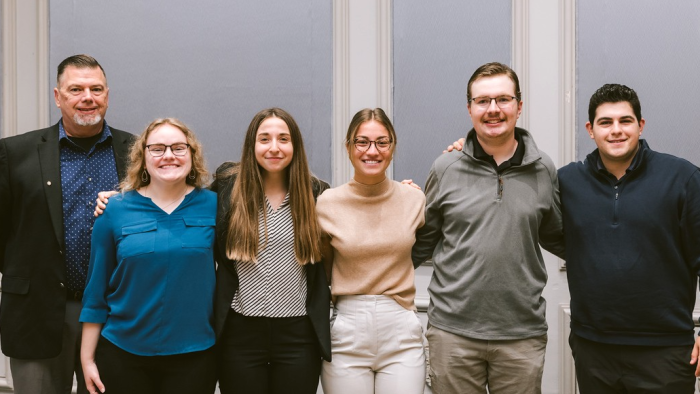 Members of Alfred State Design-Build Team.