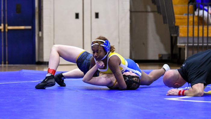 Ethe Hemphill battles hard for Alfred State