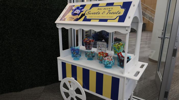 Big Blue's Dessert Cart is full of delicious treats