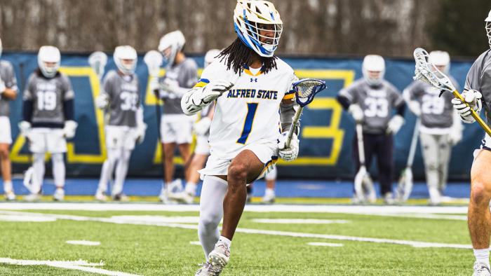 Ryan Batson eyes his opponent