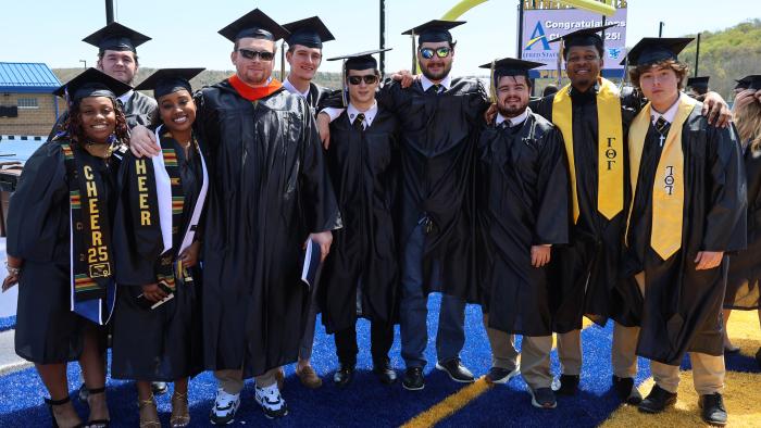 Members of Alfred State's graduating class of 2025