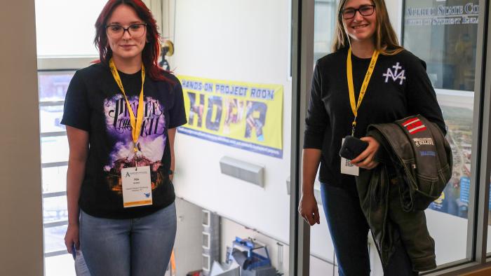 Accepted students learn their way around campus