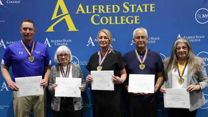 Alfred State's 2025 SUNY Chancellor's Award winners