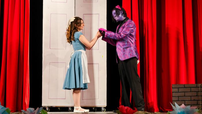 Members of Alfred State Drama in Alice In Wonderland