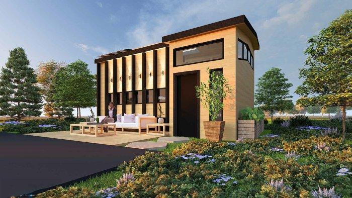 One of the designs Alfred State students put together in partnership with Community Design Rochester