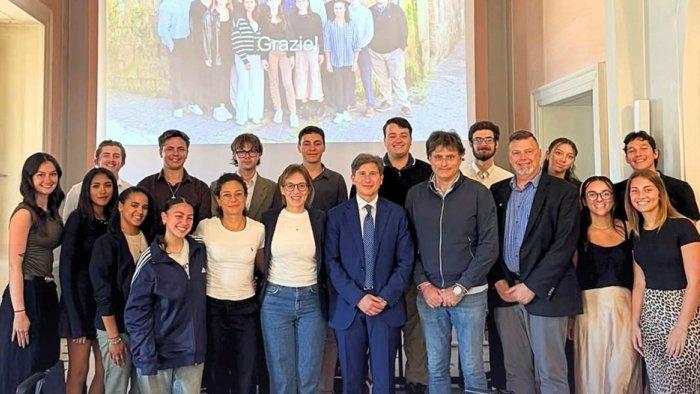 Members of Alfred State's Studio Sorrento student group