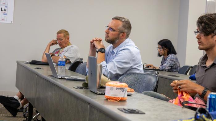 Faculty take part in training exercise