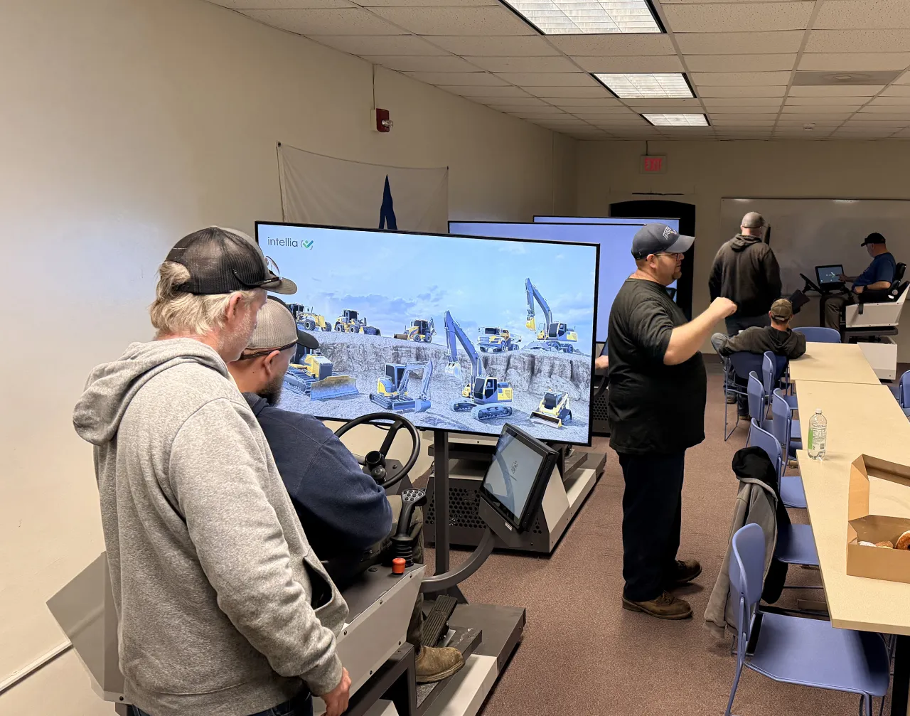 Professionals from local municipalities recently completed a non-credit microcredential at Alfred State focused on heavy equipment brakes.