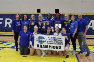 The Alfred State volleyball team won the AMCC Championship and become the first team at the college to earn an automatic bid to the NCAA Championships.