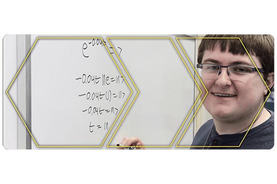 Bryce Warren at white board