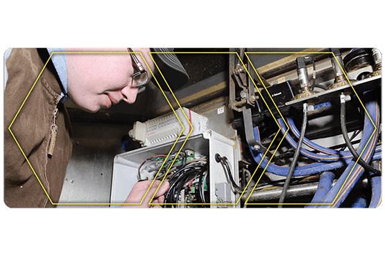 Delan Ealy at robotic milker