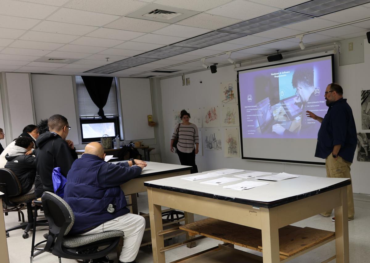 students learn about opportunities at Alfred State