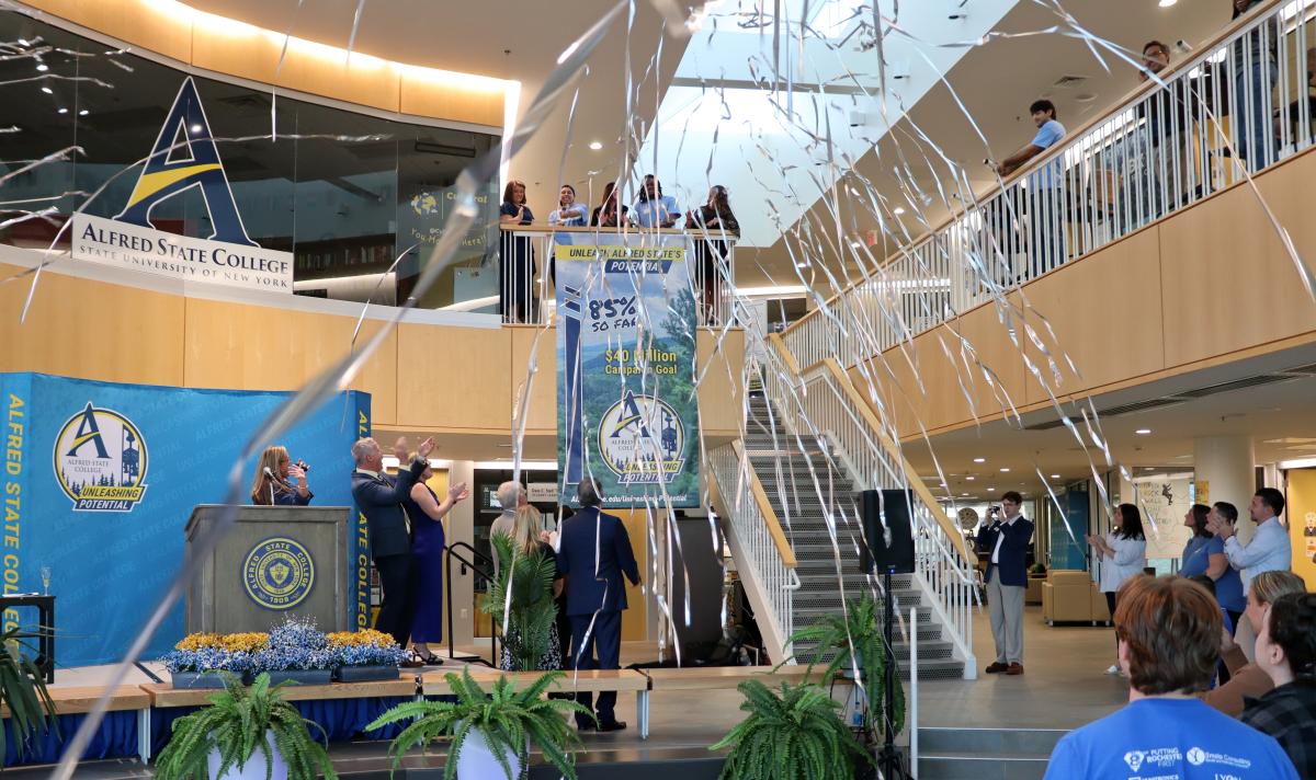 Alfred State celebrates launch of comprehensive campaign