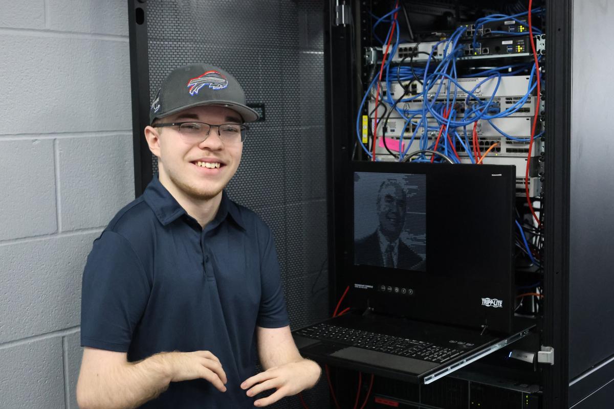 Alfred State has helped Maddox connect with his future and upgrade my abilities.