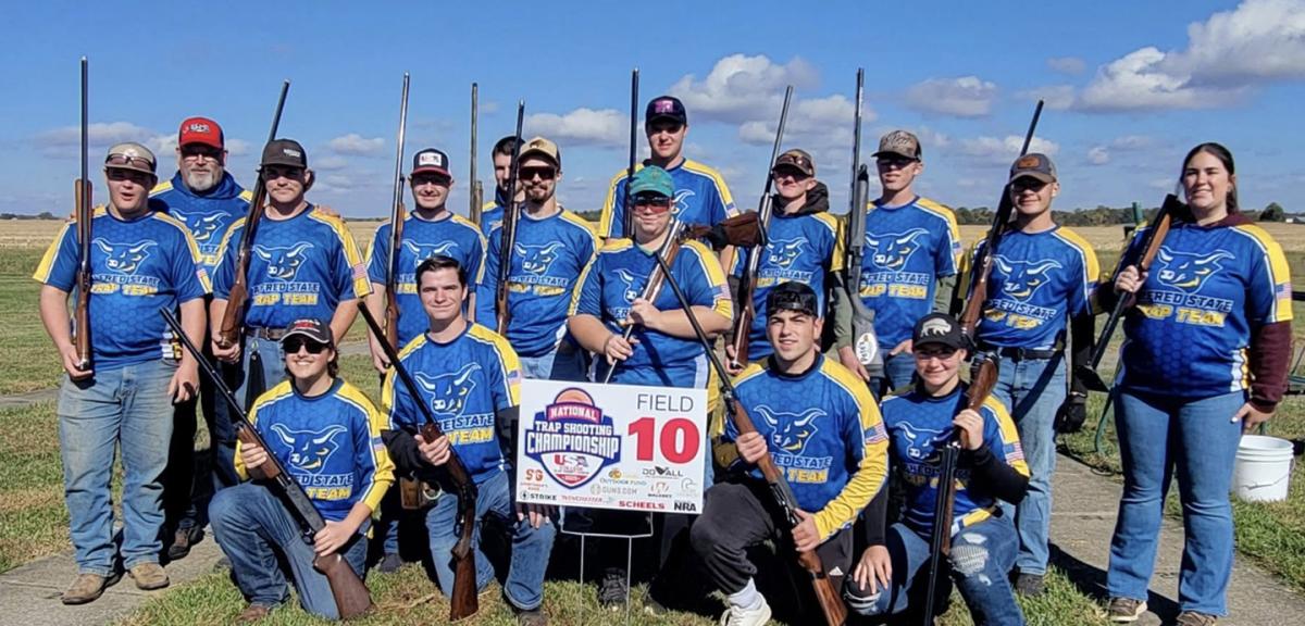 The Alfred State trap team at the National Trap Shooting Championships.