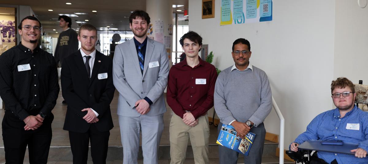 The IoT (Internet of Things) Project was chosen for top honors at the annual Senior poster presentation. Members of the Industry Advisory Board and professors spoke with each group and chose the top three projects. Each project will be completed during th