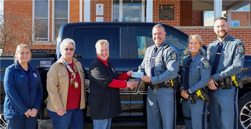 University Police makes a donation