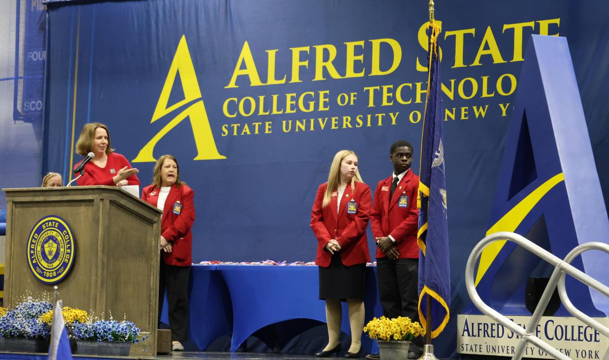 Dr. Cokely speaks at Skills USA Awards