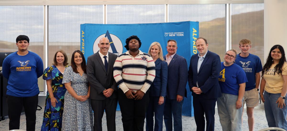 Students, staff, and elected officials at the ASAP|ACE Press Conference