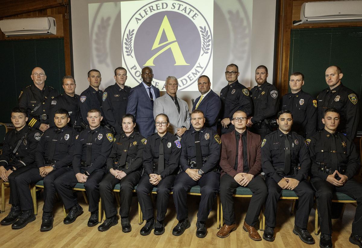 Police academy graduates