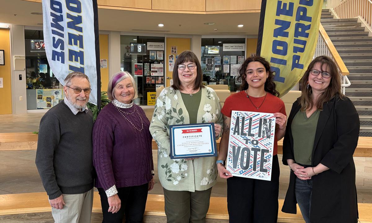 Student and community members honored with award