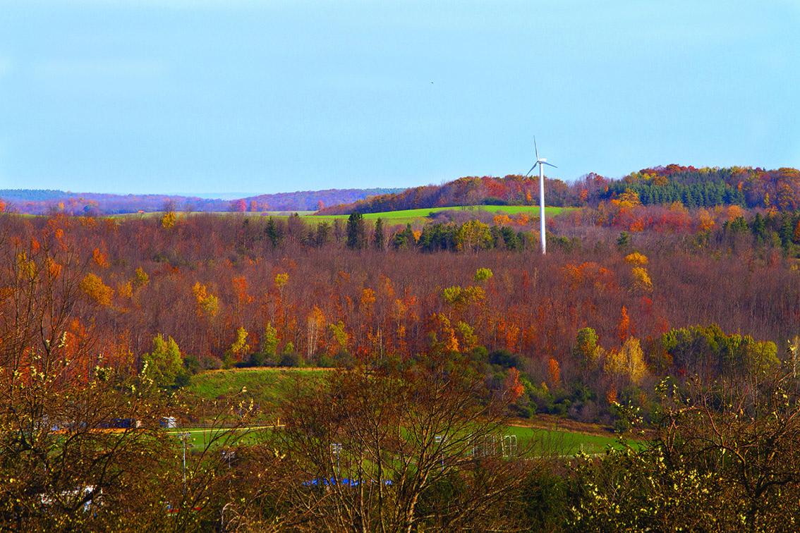 Windmill on campus