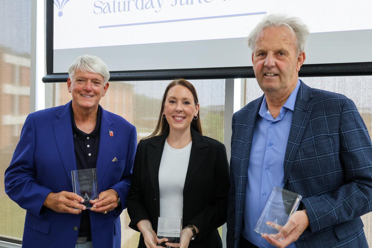 honorees at Reunion Weekend