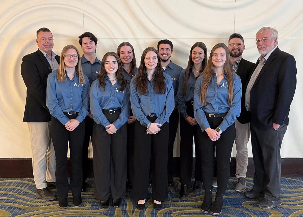group photo of architecture team that presented in Washington, D.C.
