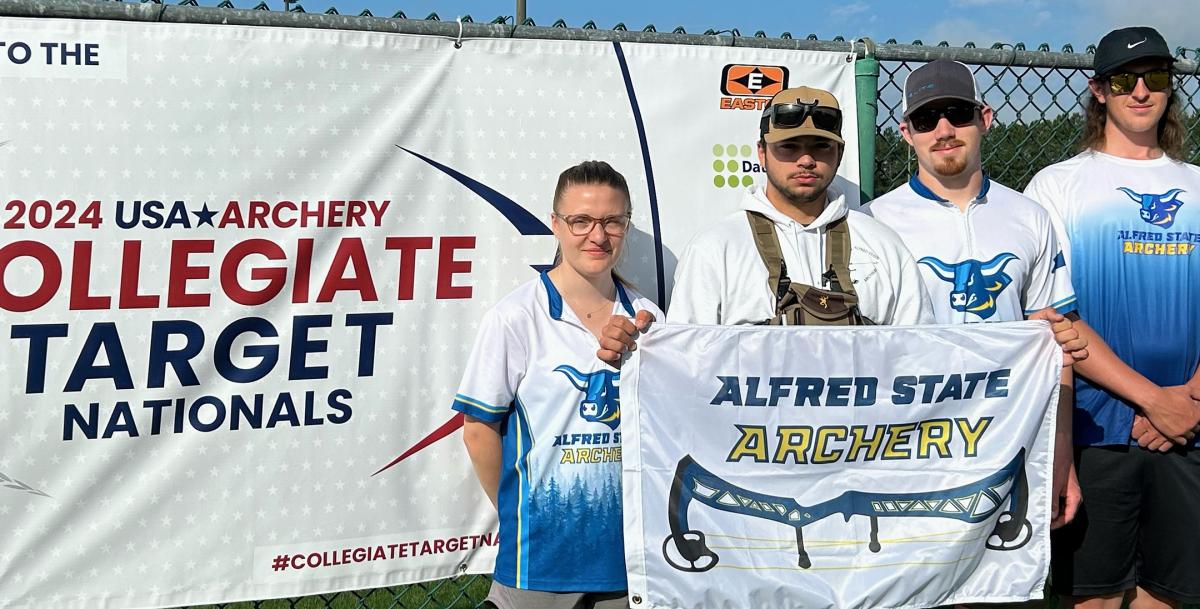 Alfred State archers at nationals