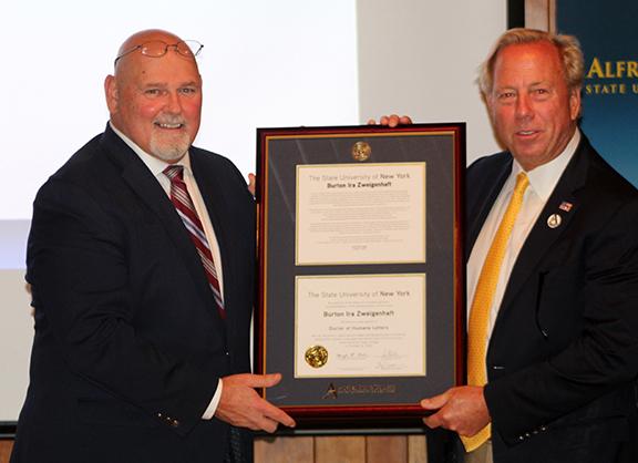 Burt Zweigenhaft Honorary Doctorate Presentation