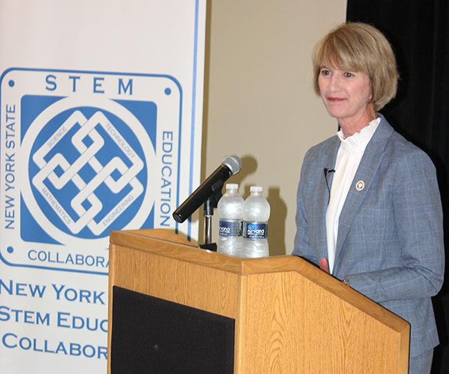 Chancellor Johnson at Alfred State