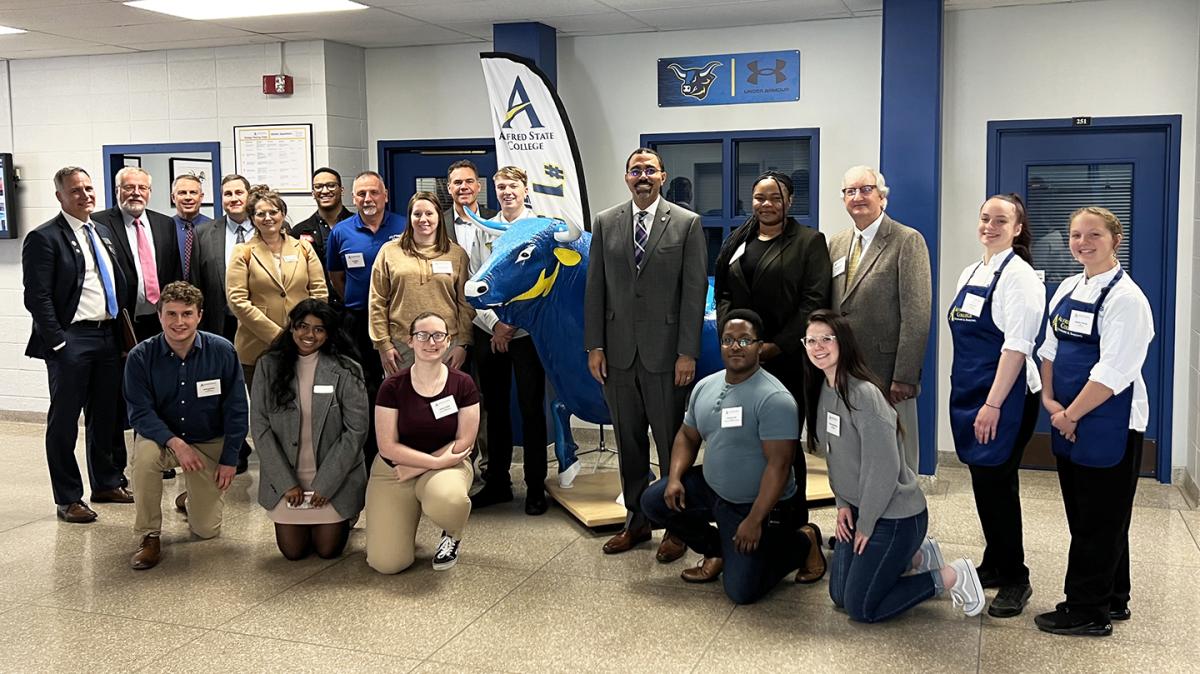 SUNY Chancellor John B. King, Jr. visited Alfred State during his tour of all 64 campuses