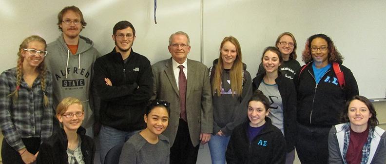 Damrath and Honors Students