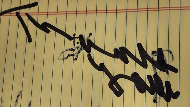 Derek writes "thank you"