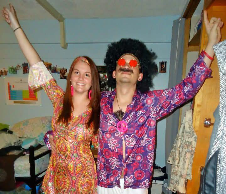 Matt and Nicole DiRado during their college days