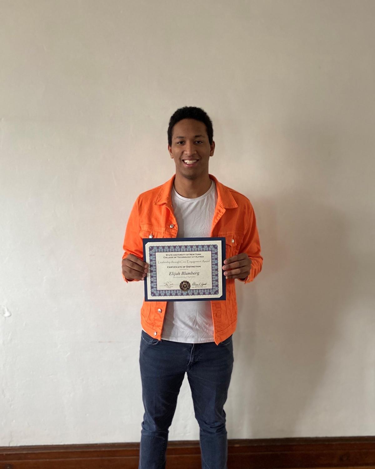 Elijah Blumberg Award Photo