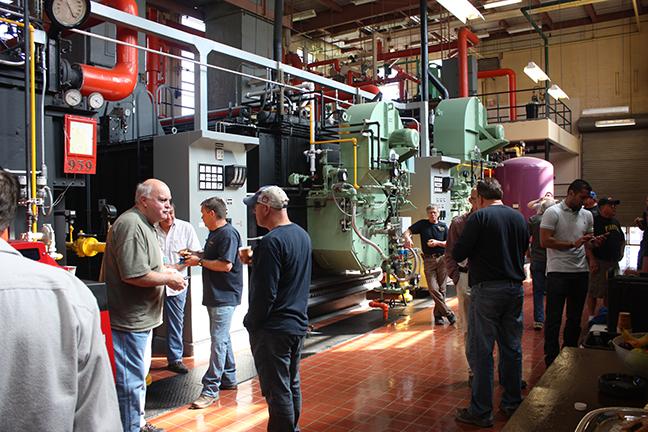 Heating plant shuts down