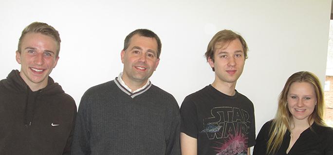 Hilsher with Honors Program Students