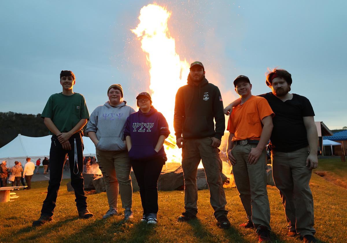 Homecoming bonfire