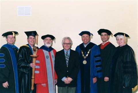 Honors Convocation 2011 stage party 8A