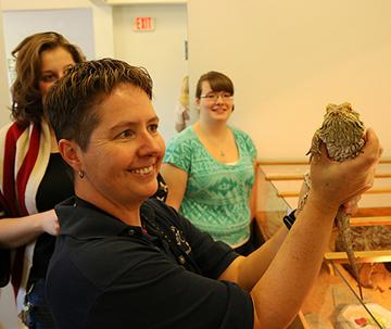Kathy Bliss at Vet Tech Center